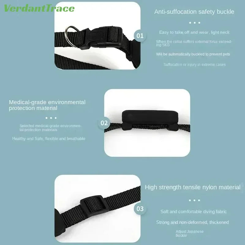 Waterproof Mini Dog Gps Animal Tracking Movement Alert Collars anti Lost Tracker Cats Puppies Remote Global Locator